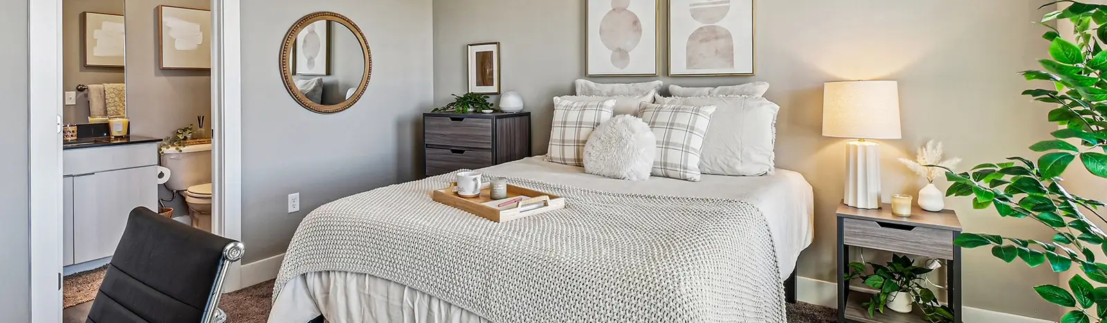 furnished bedroom